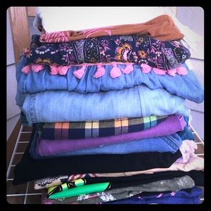 Girls tops, bottoms, dresses